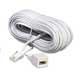 BT Plug to BT Socket Extension Lead - 15m long - for use with KX-TEA308 and KX-TES824